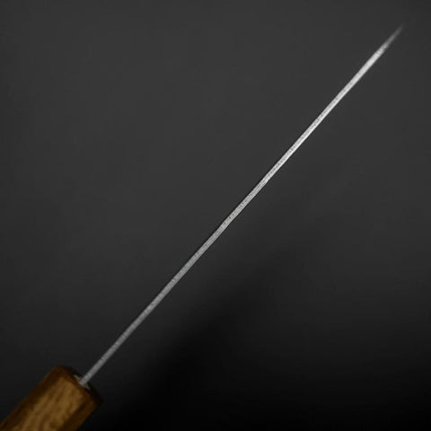 Petty Silver Steel #3 Nashiji Yaki Urushi Griff 135mm-[Musashi]-[Japan-Küchenmesser]