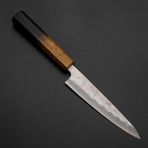 Petty Silver Steel #3 Nashiji Yaki Urushi Griff 135mm-[Musashi]-[Japan-Küchenmesser]