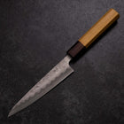 Petty Silver Steel #3 Nashiji Zelkove Griff 135mm-[Musashi]-[Japan-Küchenmesser]