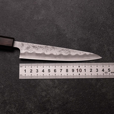 Petty Silver Steel #3 Nashiji Zelkove Griff 135mm-[Musashi]-[Japan-Küchenmesser]