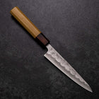 Petty Silver Steel #3 Nashiji Zelkove Griff 135mm-[Musashi]-[Japan-Küchenmesser]