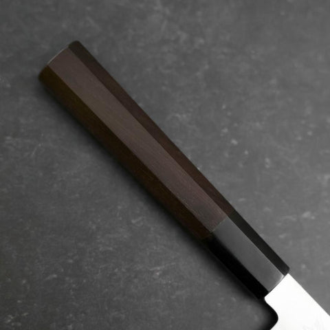 Petty Silver Steel #3 Poliert Büffelhorn und Ebenholz Griff 110mm-[Musashi]-[Japan-Küchenmesser]