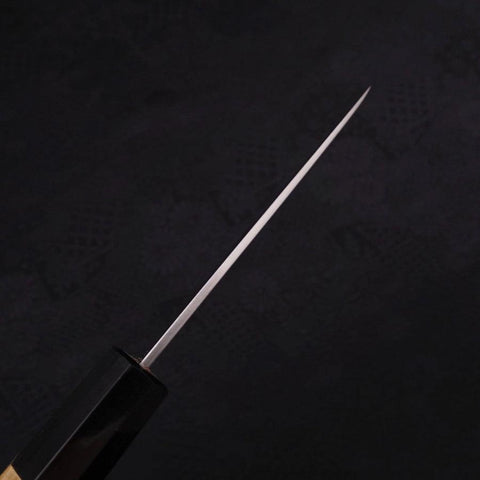 Petty Silver Steel #3 Poliert Büffelhorn und Magnolienholz Griff 80mm-[Musashi]-[Japan-Küchenmesser]