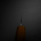 Petty Silver Steel #3 Poliert Yaki Urushi Griff 80mm-[Musashi]-[Japan-Küchenmesser]