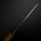 Petty Silver Steel #3 Poliert Yaki Urushi Griff 80mm-[Musashi]-[Japan-Küchenmesser]