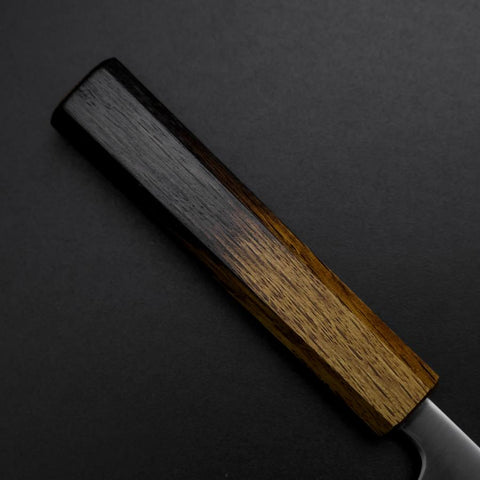 Petty Silver Steel #3 Poliert Yaki Urushi Griff 80mm-[Musashi]-[Japan-Küchenmesser]