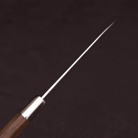 Petty Silver Steel #3 Walnussholz Kiku Griff 135mm-[Musashi]-[Japan-Küchenmesser]