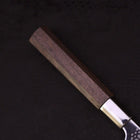 Petty Silver Steel #3 Walnussholz Kiku Griff 135mm-[Musashi]-[Japan-Küchenmesser]