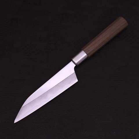 Petty Silver Steel #3 Walnussholz Sakura Griff 135mm-[Musashi]-[Japan-Küchenmesser]