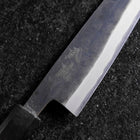 Petty Stainless Clad Blue Steel #2 Kurouchi Green Urushi Handle 150mm (5.9”)-[Musashi]-[Japan-Küchenmesser]