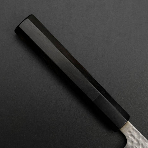 Petty Stainless Clad Blue Super Tsuchime Sumi Urushi Handle 135mm (5.3”)-[Musashi]-[Japan-Küchenmesser]