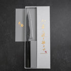 Petty V-Toku 2 Kurouchi Damast Büffelhorn und Ebenholz Griff 145mm-[Musashi]-[Japan-Küchenmesser]