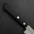 Petty VG-1 Poliert Westlicher Schwarzer Griff 150mm-[Musashi]-[Japan-Küchenmesser]