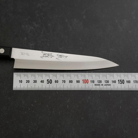 Petty VG-1 Poliert Westlicher Schwarzer Griff 150mm-[Musashi]-[Japan-Küchenmesser]