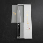 Petty VG-1 Poliert Westlicher Schwarzer Griff 150mm-[Musashi]-[Japan-Küchenmesser]
