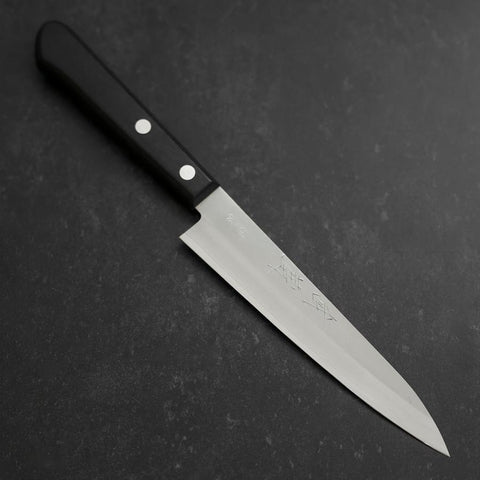 Petty VG-1 Poliert Westlicher Schwarzer Griff 150mm-[Musashi]-[Japan-Küchenmesser]