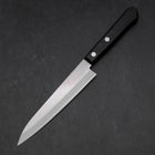 Petty VG-1 Polished Western Black Handle 145mm (Tsuba-nashi) (5.7”)-[Musashi]-[Japan-Küchenmesser]