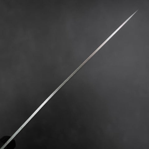 Petty VG-1 Polished Western Black Handle 145mm (Tsuba-nashi) (5.7”)-[Musashi]-[Japan-Küchenmesser]