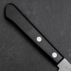 Petty VG-1 Polished Western Black Handle 145mm (Tsuba-nashi) (5.7”)-[Musashi]-[Japan-Küchenmesser]