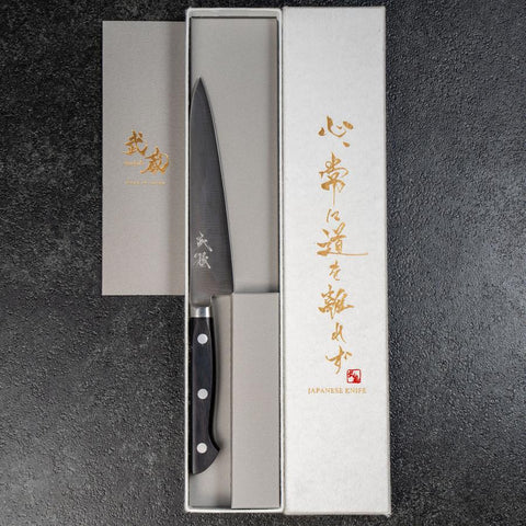 Petty VG-1 Tsuchime Westlicher Griff 135mm-[Musashi]-[Japan-Küchenmesser]