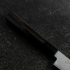 Petty VG-10 Damascus Buffalo Ebony Handle 135mm (5.3”)-[Musashi]-[Japanese-Kitchen-Knives]