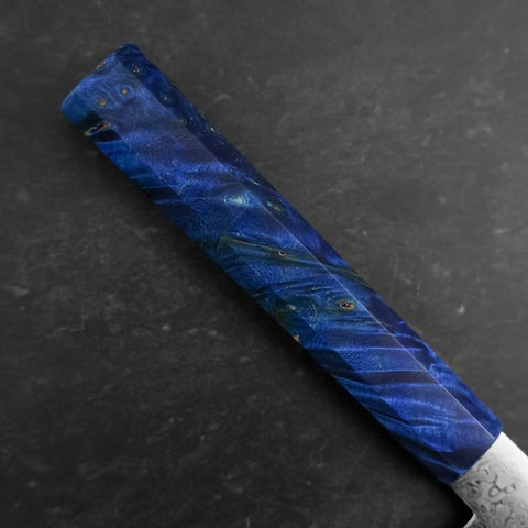 Petty VG-10 Damast Blauer Birken Griff 150mm-[Musashi]-[Japan-Küchenmesser]