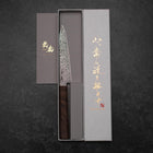 Petty VG-10 Damast Brauner Birkenholz Griff 135mm-[Musashi]-[Japan-Küchenmesser]