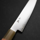 Petty VG-10 Damast Büffelhorn und Ahorn Griff in Hellem Rosa 150mm-[Musashi]-[Japan-Küchenmesser]