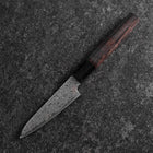 Petty VG-10 Damast Büffelhorn und Ebenholz Griff 100mm-[Musashi]-[Japan-Küchenmesser]