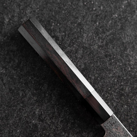 Petty VG-10 Damast Büffelhorn und Ebenholz Griff 100mm-[Musashi]-[Japan-Küchenmesser]