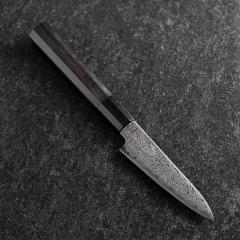 Petty VG-10 Damast Büffelhorn und Ebenholz Griff 100mm-[Musashi]-[Japan-Küchenmesser]