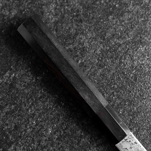 Petty VG-10 Damast Büffelhorn und Ebenholz Griff 105mm-[Musashi]-[Japan-Küchenmesser]