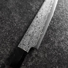 Petty VG-10 Damast Büffelhorn und Ebenholz Griff 120mm-[Musashi]-[Japan-Küchenmesser]