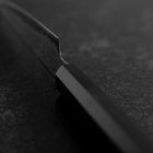 Petty VG-10 Damast Büffelhorn und Ebenholz Griff 120mm-[Musashi]-[Japan-Küchenmesser]