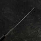 Petty VG-10 Damast Büffelhorn und Ebenholz Griff 135mm-[Musashi]-[Japan-Küchenmesser]