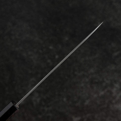 Petty VG-10 Damast Büffelhorn und Ebenholz Griff 135mm-[Musashi]-[Japan-Küchenmesser]
