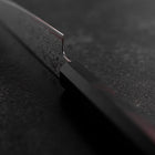Petty VG-10 Damast Büffelhorn und Ebenholz Griff 150mm-[Musashi]-[Japan-Küchenmesser]