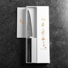 Petty VG-10 Damast Büffelhorn und Ebenholz Griff 150mm-[Musashi]-[Japan-Küchenmesser]