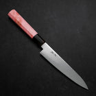 Petty VG-10 Damast Dunkler Rosa Büffelhorn und Ahornholz Griff 150mm-[Musashi]-[Japan-Küchenmesser]
