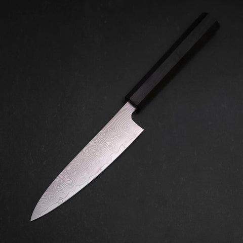 Petty VG-10 Damast Eschenholz Griff 130mm-[Musashi]-[Japan-Küchenmesser]