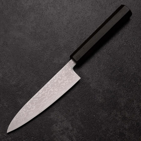 Petty VG-10 Damast Eschenholz Griff 130mm-[Musashi]-[Japan-Küchenmesser]