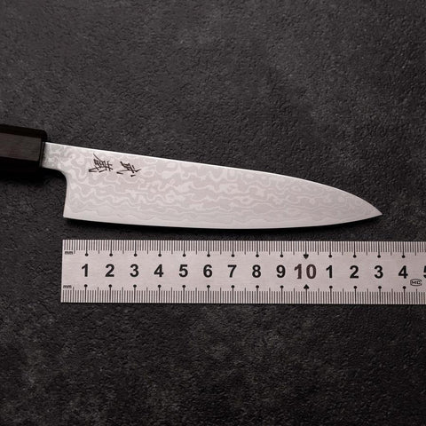 Petty VG-10 Damast Eschenholz Griff 130mm-[Musashi]-[Japan-Küchenmesser]