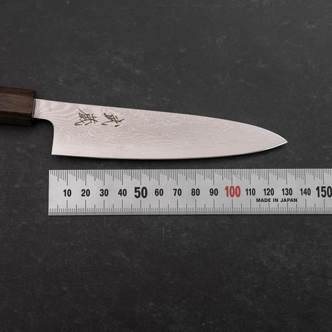 Petty VG-10 Damast Eschenholz Griff 130mm-[Musashi]-[Japan-Küchenmesser]