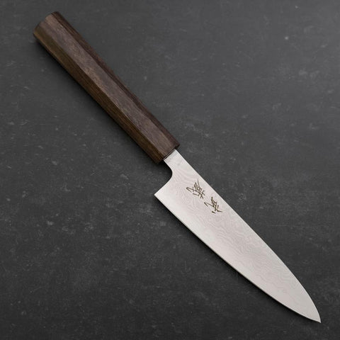 Petty VG-10 Damast Eschenholz Griff 130mm-[Musashi]-[Japan-Küchenmesser]