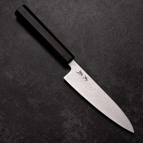 Petty VG-10 Damast Eschenholz Griff 130mm-[Musashi]-[Japan-Küchenmesser]