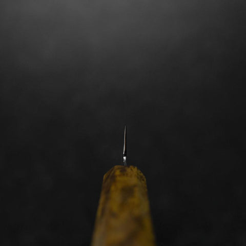 Petty VG-10 Damast Gelb-Brauner Birkenholz Griff 150mm-[Musashi]-[Japan-Küchenmesser]