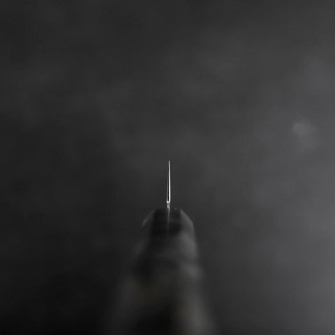Petty VG-10 Damast Grauer Birkengriff 150mm-[Musashi]-[Japan-Küchenmesser]