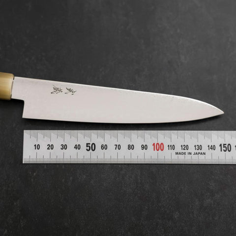 Petty VG-10 Damast Heller Rose Büffelhorn und Ahornholz Griff 150mm-[Musashi]-[Japan-Küchenmesser]