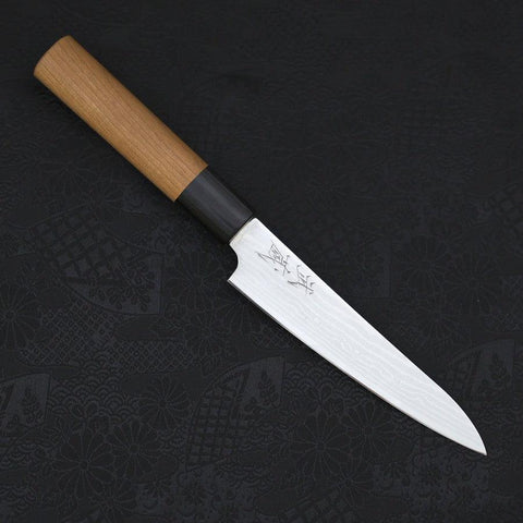 Petty VG-10 Damast Kirschholz Griff 130mm-[Musashi]-[Japan-Küchenmesser]