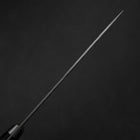 Petty VG-10 Kagami Tsuchime Damast Westlicher Schwarzer Griff 135mm-[Musashi]-[Japan-Küchenmesser]